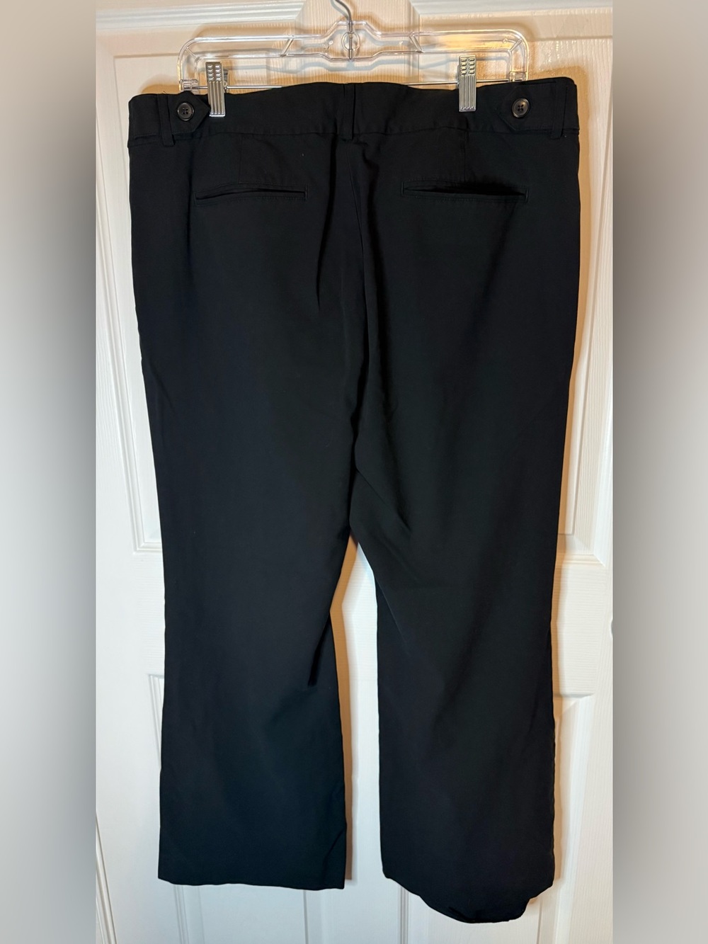 Old Navy Black Straight-Leg Dress Trousers